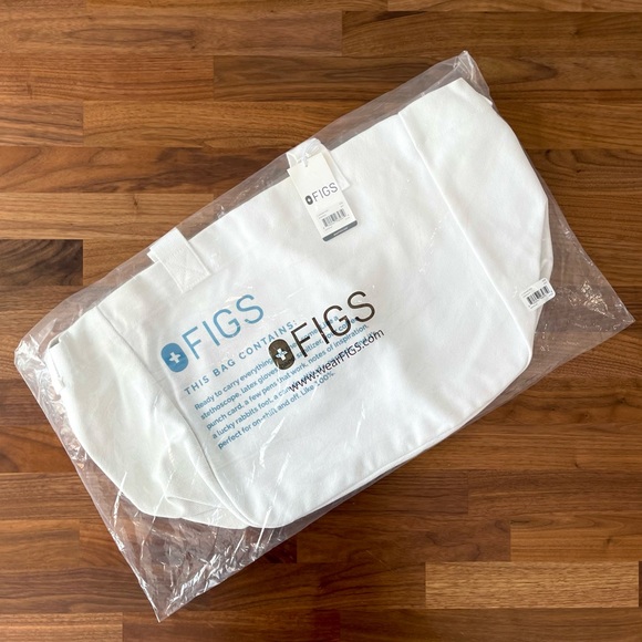 NEW "Cool Blue & White" Canvas Tote - Picture 3 of 7